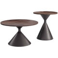 Ensemble table basse Rosk, Noyer