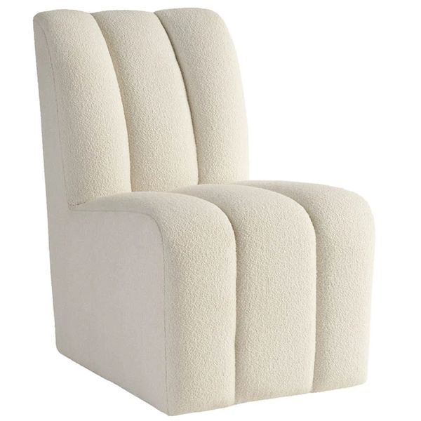 Chaise d'Appoint Kylo, Ivoire Canberra, Lot de 2