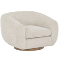 Fauteuil Pivotant Fitz, Sable Santa Cruz