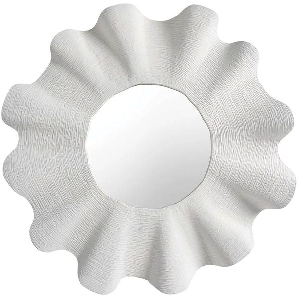 Miroir ¨¤ Coquillage Weekender, Blanc